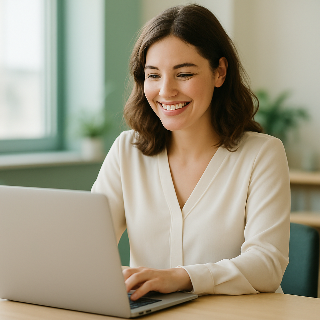 A professional working at an early-stage startup